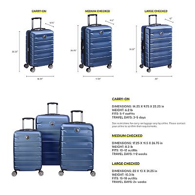 Delsey Air Armour Hardside Spinner Luggage