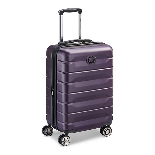 Delsey Air Armour Hardside Spinner Luggage Eggplant 20 CARRYON BrickSeek