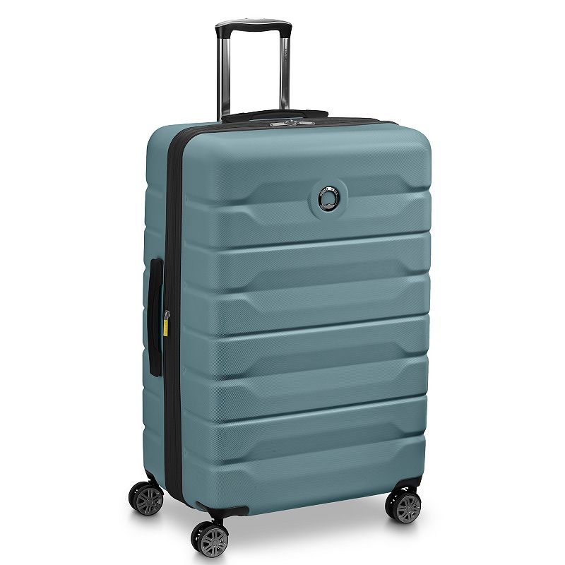 Delsey Air Armour Hardside Spinner Luggage, Dark Green, 24 INCH