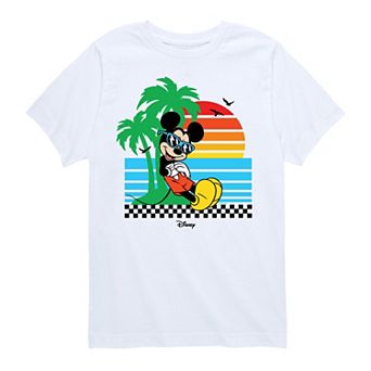 Disney's Mickey Mouse Boys 8-20 Summer Sunset Graphic Tee