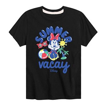 Disney's Minnie Mouse Boys 8-20 Summer Vacay Graphic Tee