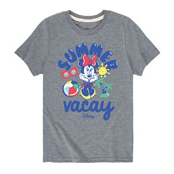 Disney's Minnie Mouse Boys 8-20 Summer Vacay Graphic Tee