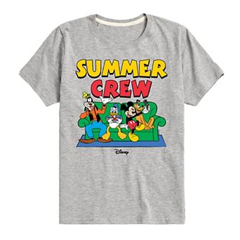 Disney's Mickey Mouse & Friends Boys 8-20 Summer Crew Graphic Tee