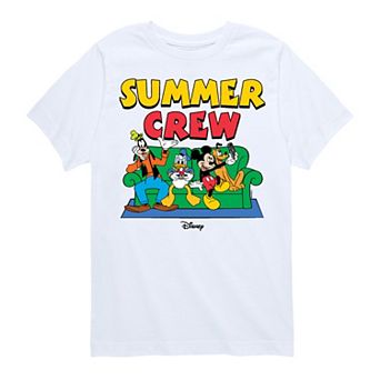 Disney's Mickey Mouse & Friends Boys 8-20 Summer Crew Graphic Tee