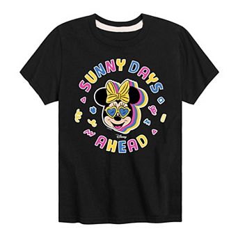 Disney's Minnie Mouse Boys 8-20 Sunny Days Ahead Graphic Tee