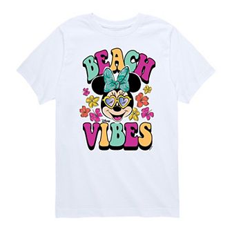 Disney's Minnie Mouse Boys 8-20 Beach Vibes Graphic Tee