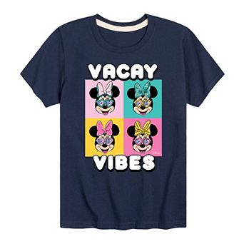 Disney's Minnie Mouse Boys 8-20 Vacay Vibes Graphic Tee