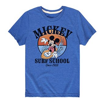 Disney's Mickey Mouse Boys 8-20 Surf School Graphic Tee