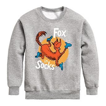 Boys 8-20 Dr. Seuss Fox In The Socks Crew Fleece Sweatshirt