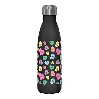 Candy Hearts Stainless Steel Water Bottle
