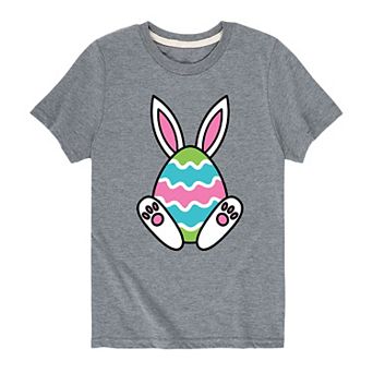 Boys 8-20 Bunny Easter Egg Graphic Tee