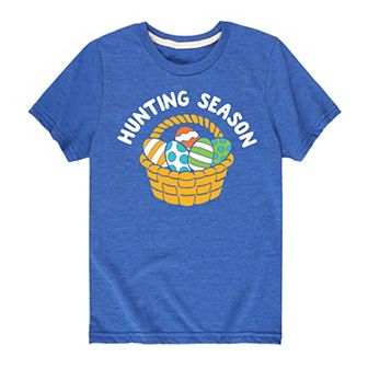 Boys 8-20 Hunting Season Easter Eggs Graphic Tee