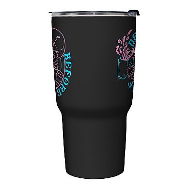 Death Before Decaf Stainless Steel Travel Mug