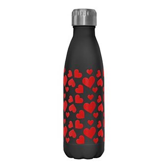Valentines Red Heart Stainless Steel Water Bottle