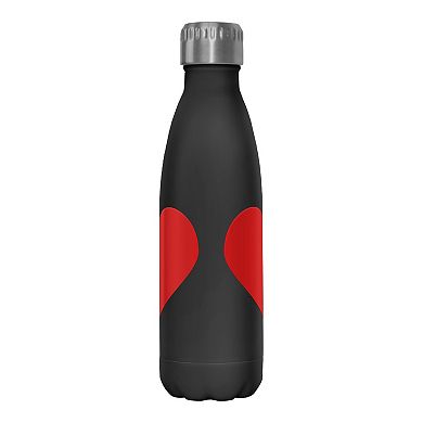 Valentines Red Heart Stainless Steel Water Bottle