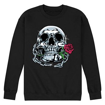 Men's Shiny Skull Sweatshirt