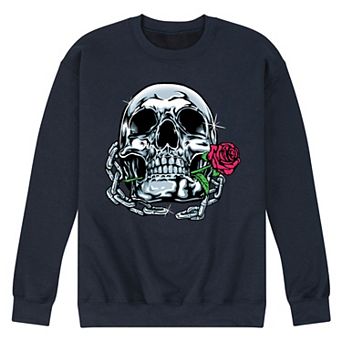 Men's Shiny Skull Sweatshirt