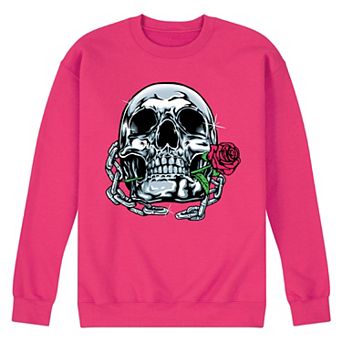 Men's Shiny Skull Sweatshirt