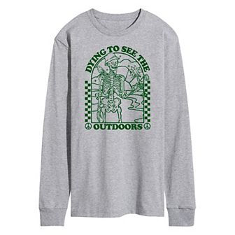 Men's Dying To See Outdoors Tee