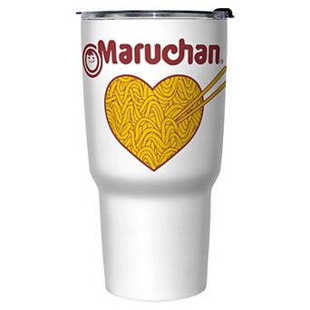 Noodles Heart Filled Stainless Steel Travel Mug