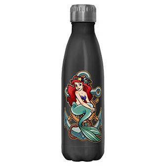 Little Mermaid Anchor Stainless Steel Water Bottle