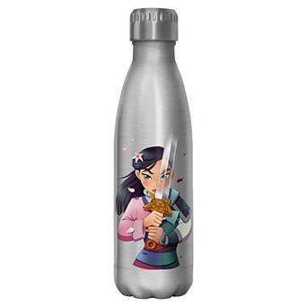 Mulan Girl Warrior Stainless Steel Water Bottle