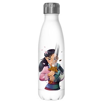 Mulan Girl Warrior Stainless Steel Water Bottle