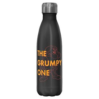 Snow White Grumpy Outlined Stainless Steel Water Bottle