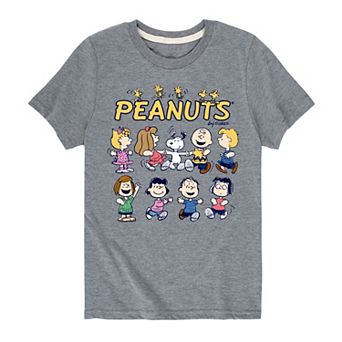 Boys 8-20 Peanuts Characters Graphic Tee