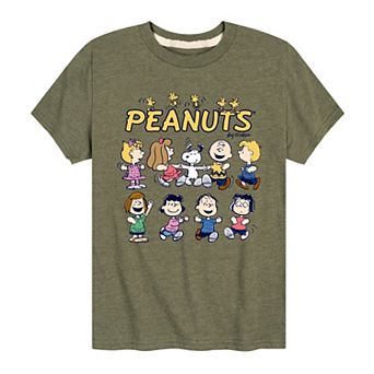 Boys 8-20 Peanuts Characters Graphic Tee