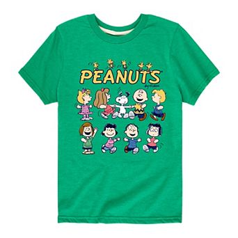 Boys 8-20 Peanuts Characters Graphic Tee