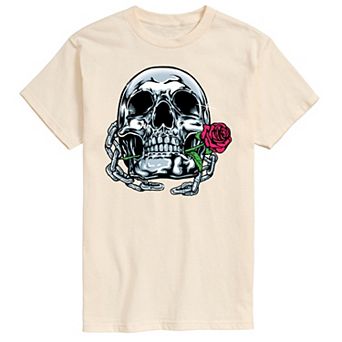 Men's Shiny Skull Art Tee