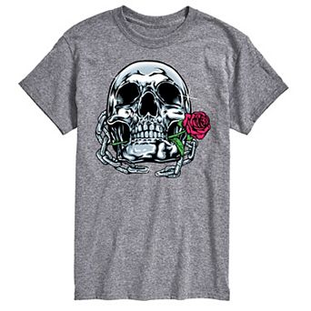 Men's Shiny Skull Art Tee
