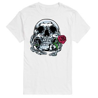 Men's Shiny Skull Art Tee