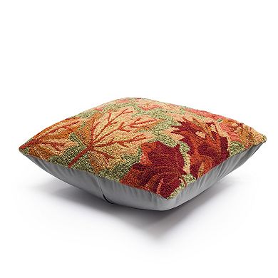 Liora Manne Frontporch Falling Leaves Indoor/Outdoor Pillow