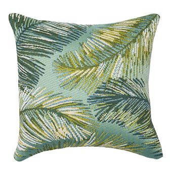 Liora Manne Marina Palm Border Indoor/Outdoor Pillow