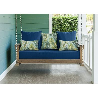 Liora Manne Marina Palm Border Indoor/Outdoor Pillow