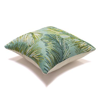 Liora Manne Marina Palm Border Indoor/Outdoor Pillow