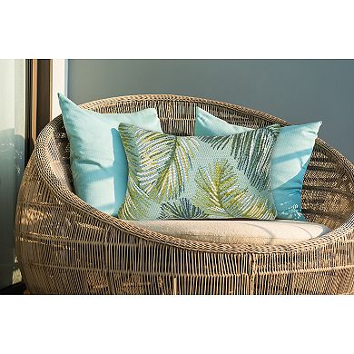 Liora Manne Marina Palm Border Indoor/Outdoor Pillow