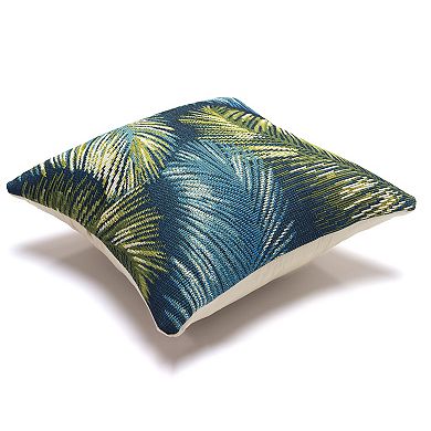 Liora Manne Marina Palm Border Indoor/Outdoor Pillow