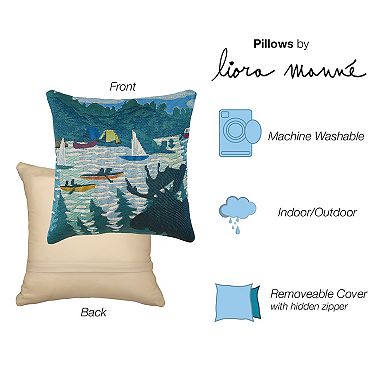 Liora Manne Marina Lake Life Indoor/Outdoor Pillow