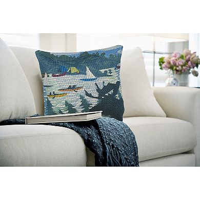 Liora Manne Marina Lake Life Indoor/Outdoor Pillow