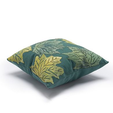 Liora Manne Visions IV Leaf Toss Indoor/Outdoor Pillow