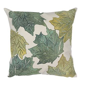 Liora Manne Visions IV Leaf Toss Indoor/Outdoor Pillow