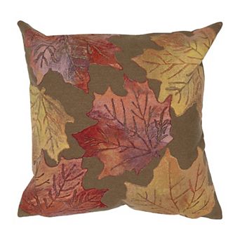 Liora Manne Visions IV Leaf Toss Indoor/Outdoor Pillow