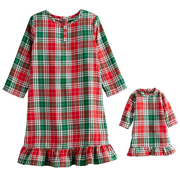 Flannel pajama online gown