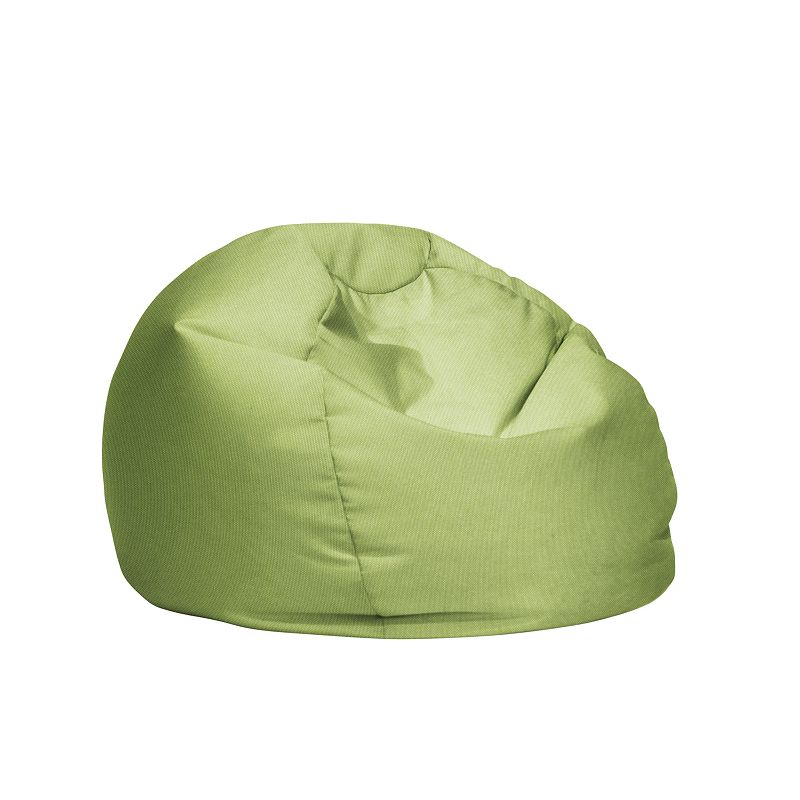 Sorra Home Yellow Bean Bag Comfy Chair, Green, Pouf