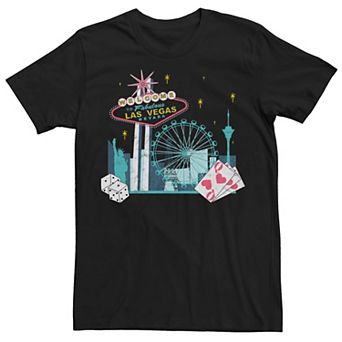 Men's Welcome Vegas Post Card Tee