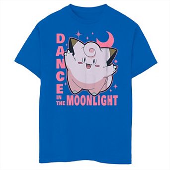 Boys 8-20 Pokemon Clefairy Dance Moon Graphic Tee