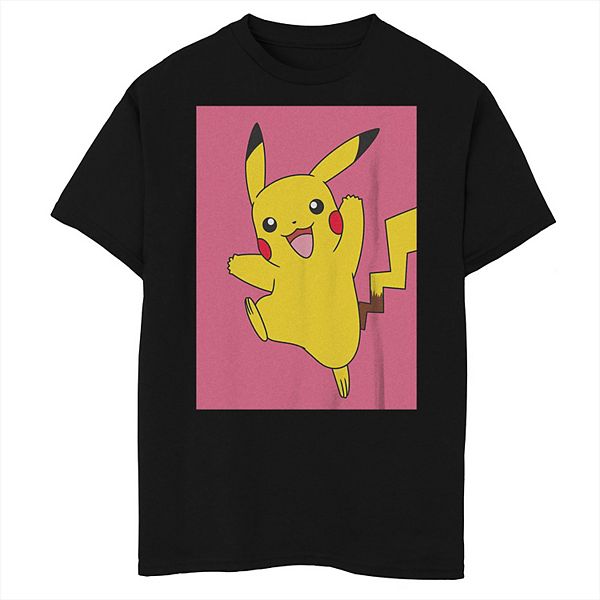 Boys 8-20 Pokemon Pikachu Pink Graphic Tee